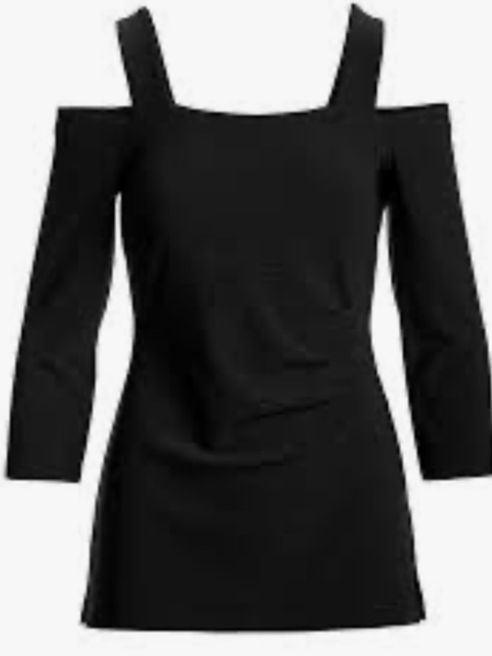 Beyond Travel Cold Shoulder Three Quarter Sleeve Top
